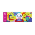Pidilite Acrylic Colours Carnival Kit (14 Colors x 10 ml) - Regular,Metallic & Pastel