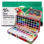 Mont Marte Watercolour Half Pan Set 73pc in Tin