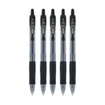 Pilot G2 0.7mm Retractable Roller Ball Pen- Pack of 5