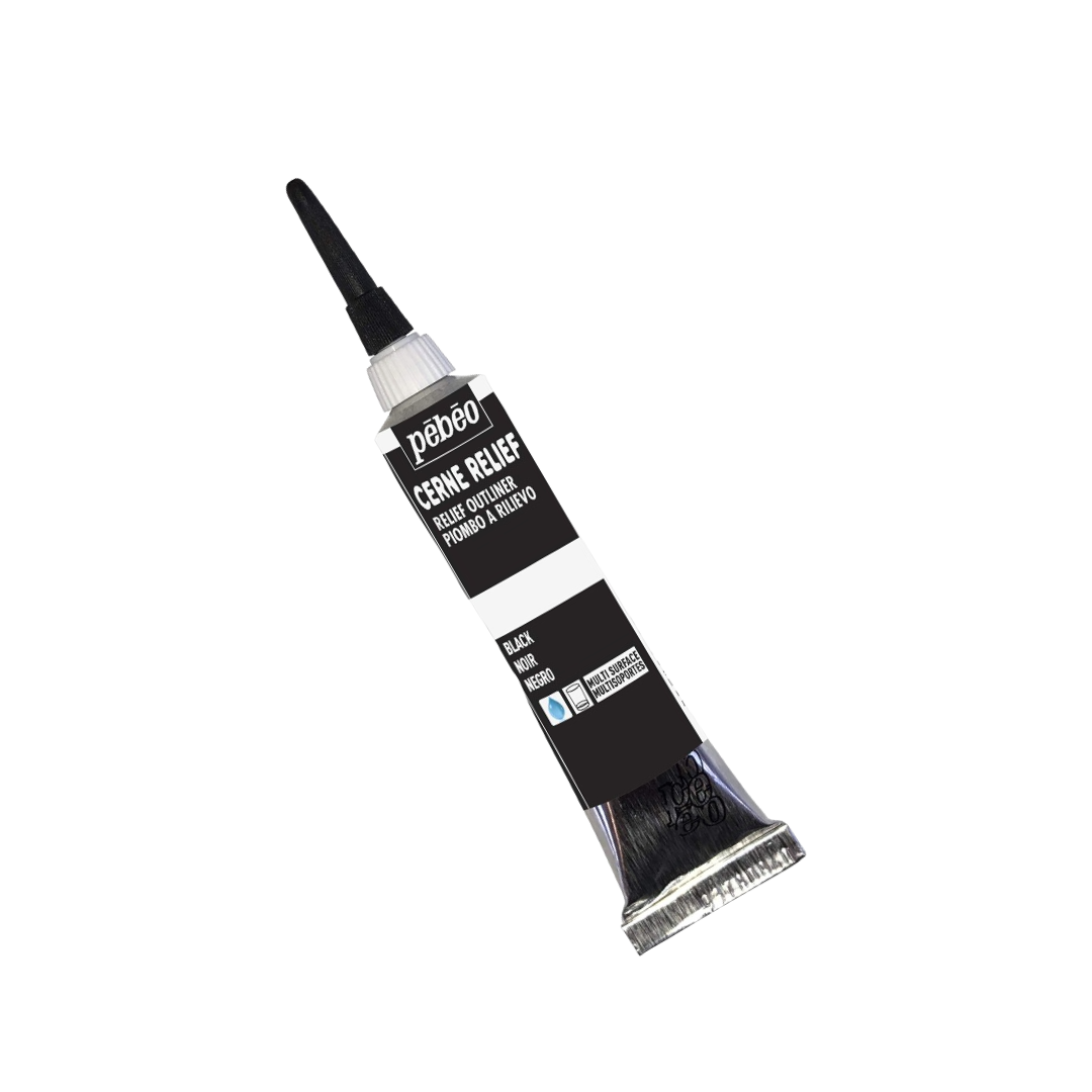 PEBEO Cerne Relief Outliner with (20 ml, Black) PEBEO Cerne Relief Outliner with (20 ml, Black)