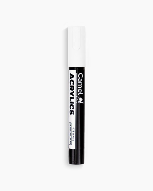 Camel Acrylic Marker 4.5mm White (478)