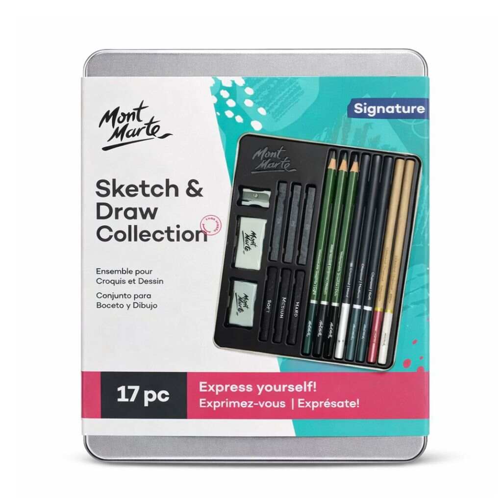 Mont Marte 456 Mont Marte Sketch and Draw Collection Signature 17pc - Image 1