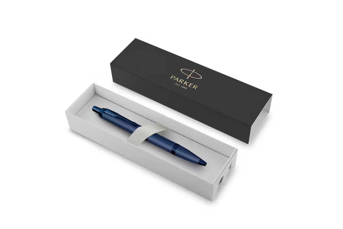 PARKER IM Monochrome Ballpoint Pen Gift Box-Luxury Writing Pen for Professionals