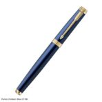 Parker Ambient Blue Gold Trim Rollerball Pen