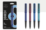 Parker Beta Neo Metalic Blue | Ball Pen | Blue ink | Perfect for Students and Working Professionals