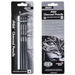 BRUSTRO Artists Charcoal Pencil Set of 4