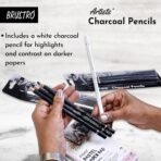 BRUSTRO Artists Charcoal Pencil Set of 4