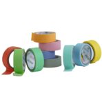 BRUSTRO Washi Masking Tapes Pastel Palette Solids Shade 15 mm X 5 mtrs (Set of 10)