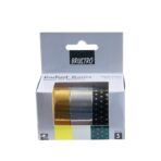 Brustro Radiant Basics Washi Tape Simple Yet Sparkling (Set of 3)