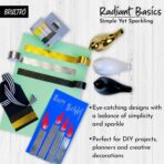 Brustro Radiant Basics Washi Tape Simple Yet Sparkling (Set of 3)