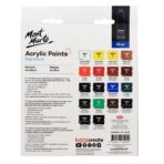 Mont Marte Acrylic Paint Set of 18 x12ml