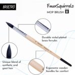 Brustro Faux Squirrelo Mop Brush Set of 8