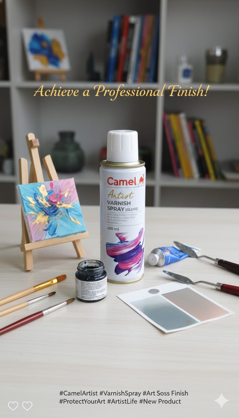Camlin Arfina Artist Picture Varnish Spray – 200ml