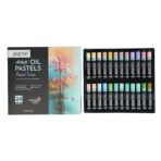 BRUSTRO Artist Oil Pastels Set of 24 (Pastel Tones)