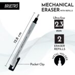 BRUSTRO Mechanical Precision Retractable Eraser | 2.3mm
