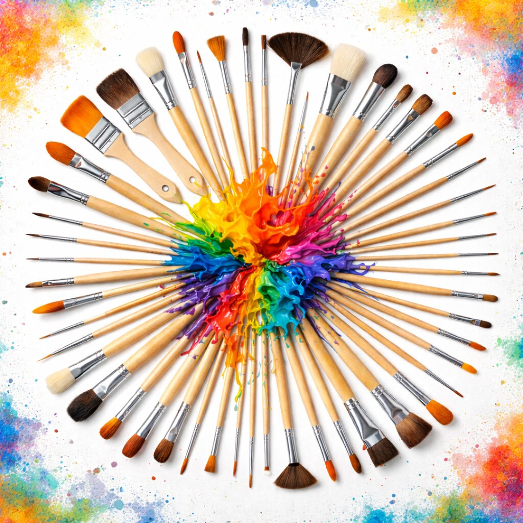 Choosing the Right Paint Brushes for Drawing and Painting