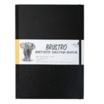Brustro Artists Stitched Bound Sketch Book, A4 Size, 160 Pages, 110 GSM (Acid Free)