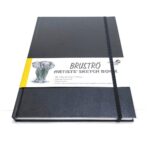 Brustro Artists Stitched Bound Sketch Book, A4 Size, 160 Pages, 110 GSM (Acid Free)