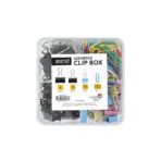 Brustro Assorted Paper & binder Clip Box