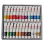 Camel Artist Acrylic Colours – 24 Shades × 20 ml (Includes Iridescent Gold & Silver)
