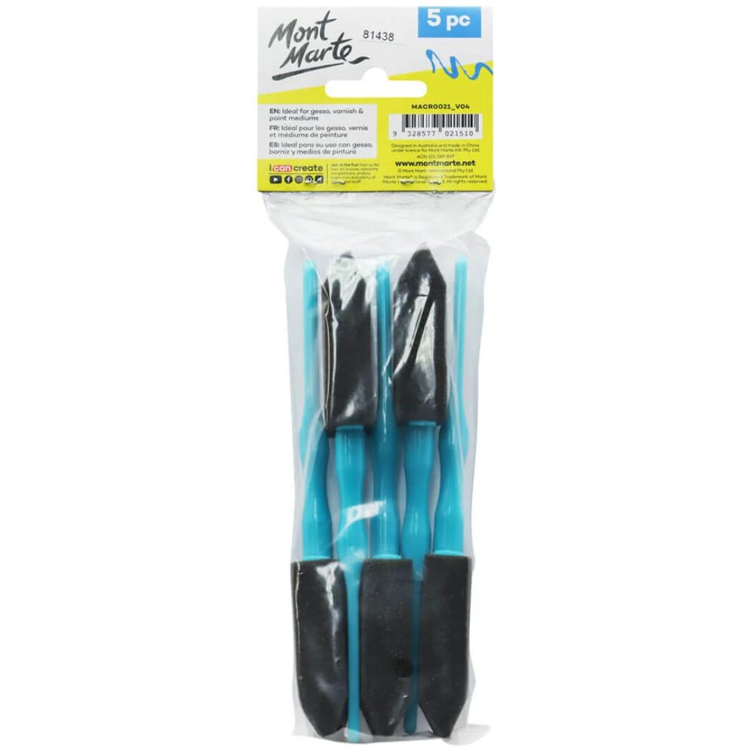Mont Marte Foam Brushes Discovery 25mm Mont Marte Foam Brushes Discovery 25mm