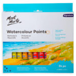 Mont Marte Watercolour Paint Set Signature 24pc x 12ml