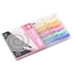 Sakura Gelly Roll Moonlight Pastel color Pack of 6 colored Pens