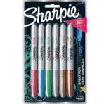 Sharpie Fine Permanent Metallic Marker – Set of 6