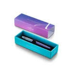Sheaffer VFM 9430 Expressions Blue and Purple Pearlised Gradient Rollerball Pen with Chrome-Plated Trims