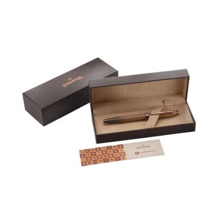 Sheaffer® 100 9374 Coffee Edition Matt Brown ball Pen with Regal Brown PVD Trims