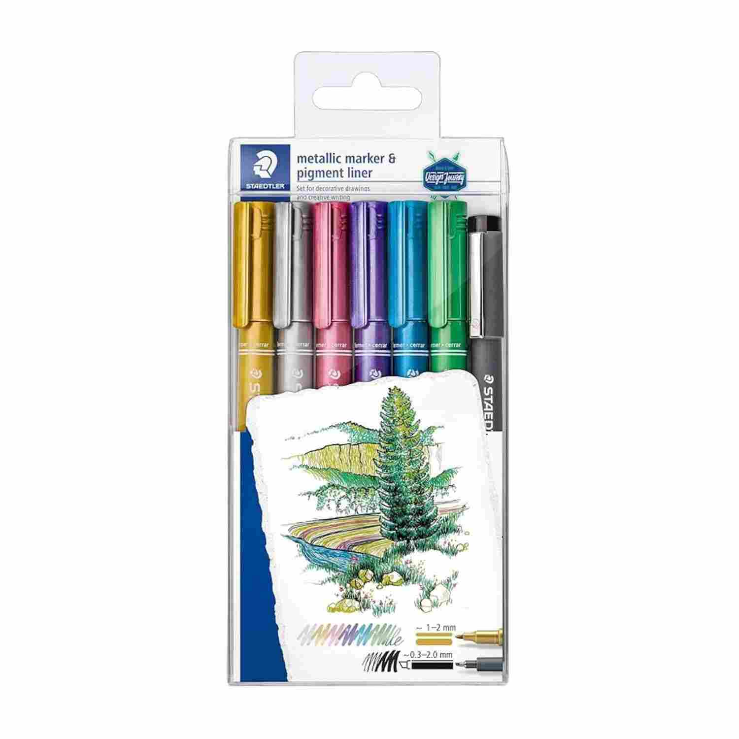 Stadff Staedtler Metallic Marker Set of 6 - Image 1
