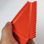 Triangular Ceramic Tool Rubber Texture Comb – Pottery & Clay Sculpture Carving Tool for Artists and Potters