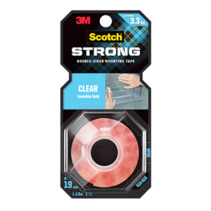 3M Scotch Clear Double Sided Mounting Tape 19 mm x 1.5 m