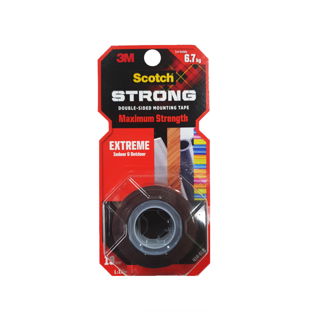 3M Scotch Extreme Double Sided Mounting Tape 19 mm x 1.5 m