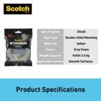 3M Scotch Strong Double Sided Mounting Tape Indoor 1.8cm x 3m