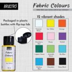 BRUSTRO Artists Fabric Colours Set of 12