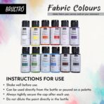 BRUSTRO Artists Fabric Colours Set of 12