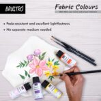 BRUSTRO Artists Fabric Colours Set of 12