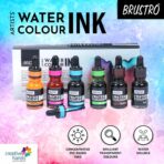 Brustro Watercolour Ink Set A of 6 x 15ml