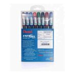 Pentel EnerGel Roller Gel Pen Set of 8 Colours - Image 2