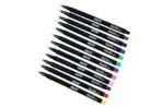 BRUSTRO Coloured Fineliner set of 12, 0.4mm Ideal For writing, drawing, doodles, mandala etc.