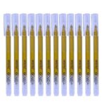 Brustro Gold Gel Pen Pack of 12 1mm Metal Tip