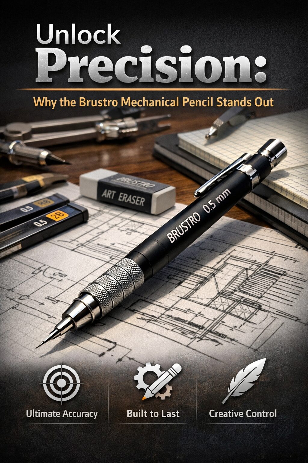 Brustro Mechanical Pencil Review (2026) – Is It Worth Buying for Artists & Students?