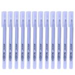 Brustro Silver Gel Pen Pack of 12 | 1mm Metallic Gel Pens for Art & Writing
