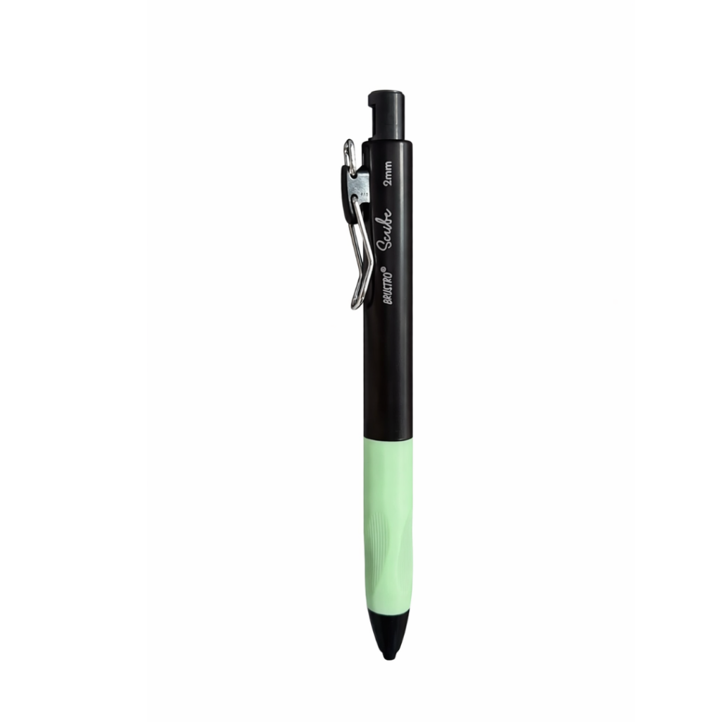 Brustro Scribe Precision Mechanical Pencil 2B 2mm Set of 3 | Drawing & Writing Pencil with Built-in Sharpener