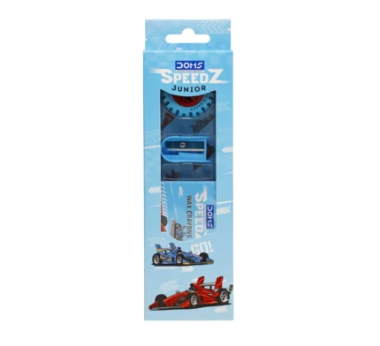 Doms Speedz Junior Kit | Kids Stationery Kit for Drawing, Colouring & School