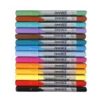 Doms Amariz Duo Brush Pens (14 Shades) (Soft + Hard Tip) (Tin Pack)