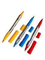 Doms Amariz Duo Brush Pens (14 Shades) (Soft + Hard Tip) (Tin Pack)
