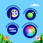 Fevicryl YUDU Poster Colours Set with Brush & Palette