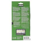 Pebeo Studio Acrylics Paint Set 12 Colours 12ml | High Viscosity Acrylic Paint for Canvas & Artists